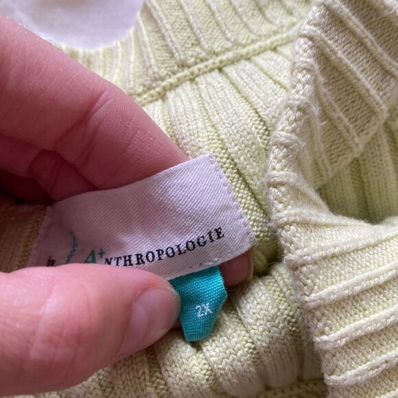Anthropologie Knit Tank 2X - Picture 4 of 6